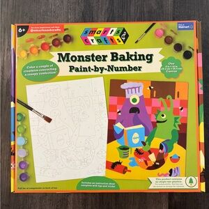 🧁 Smarts & Crafts “Monster Baking” Paint by Numbers Kit 🎨👾